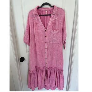 Free People Maya Shirt Dress